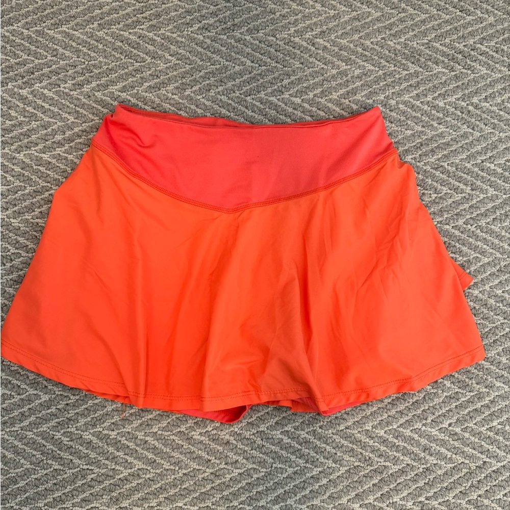 Orange free people skort